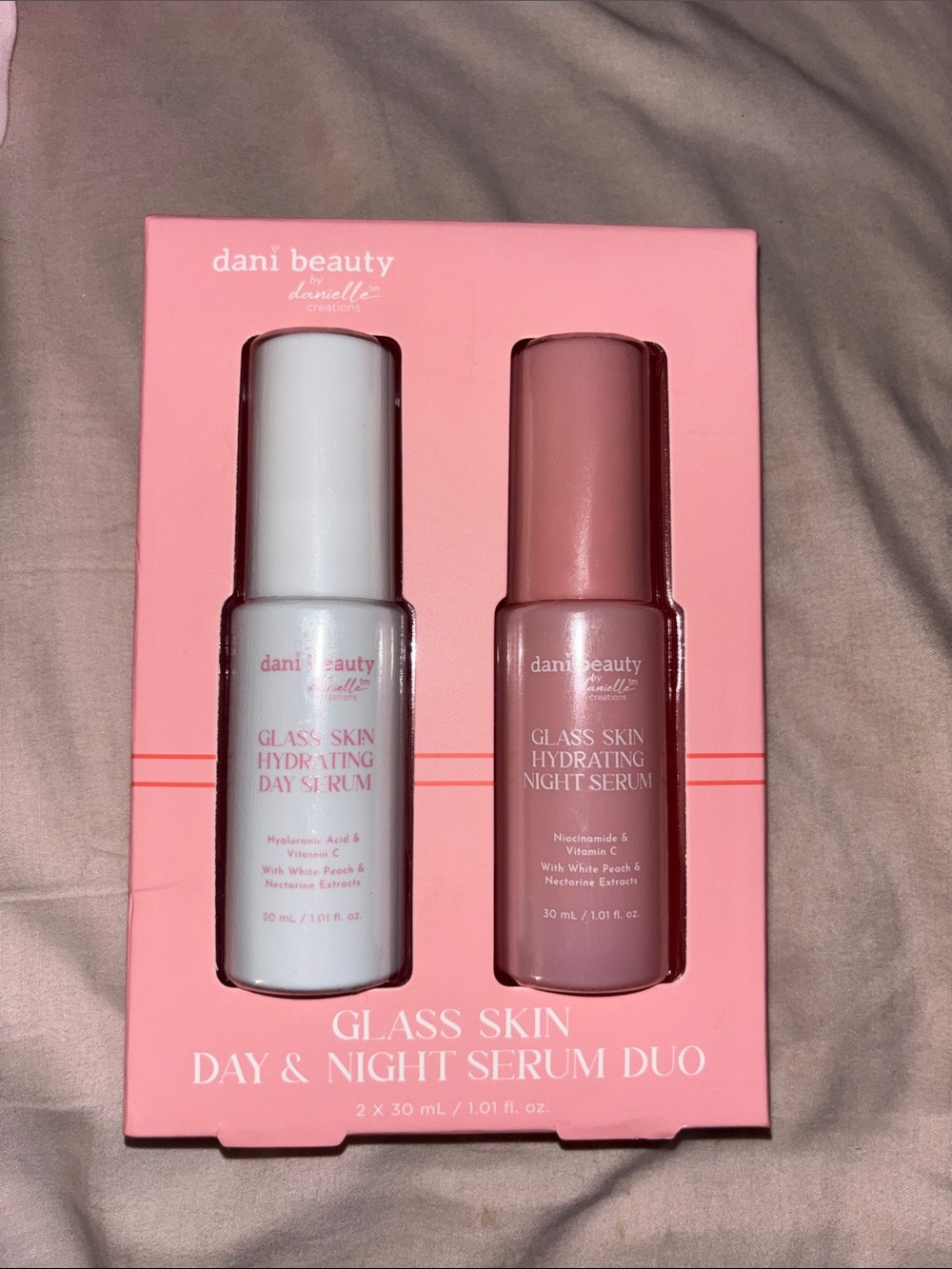 Glass Skin Day & Night Serum Duo — Pink & White